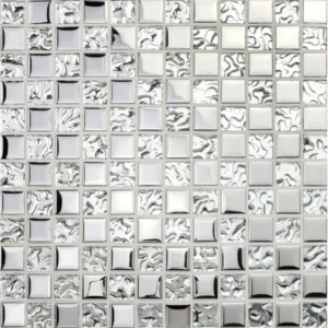 silver glass tile backsplash ideas bathroom mosaic tiles cheap p840