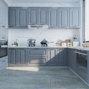 Modern,Contemporary,Kitchen,Room,3d,Render.