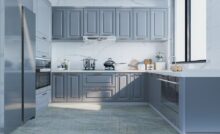 Modern,Contemporary,Kitchen,Room,3d,Render.