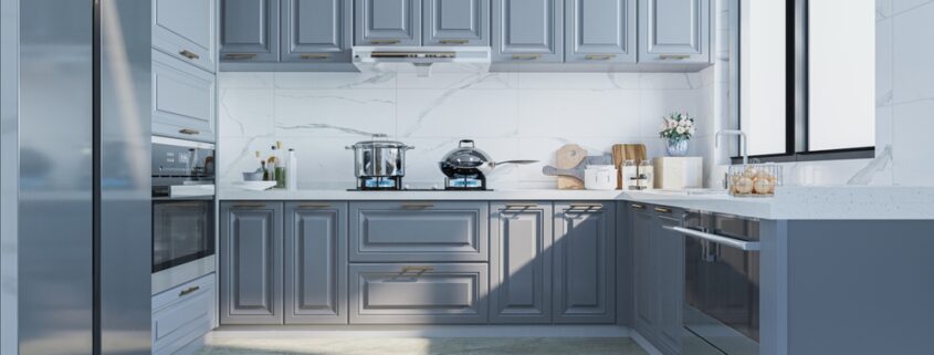 Modern,Contemporary,Kitchen,Room,3d,Render.