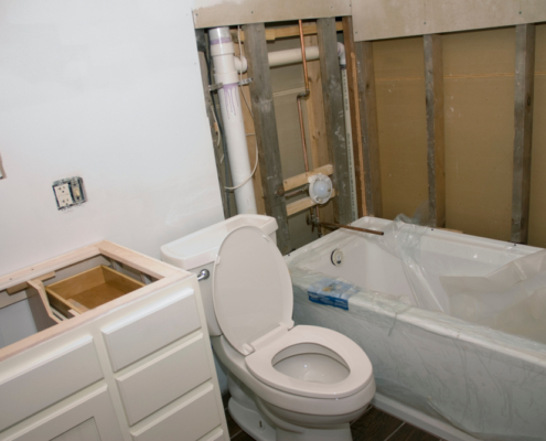A,Bathroom,Remodel,Project,Getting,Closer,To,Completion.